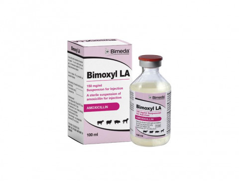 Bimeda Announces Relaunch of Bimoxyl LA 150mg/ml Suspension for Injection in New Shatterproof Bottle.